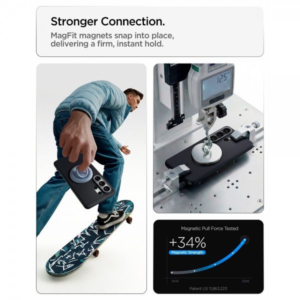 Spigen Samsung Galaxy S26 Ultra Skal Nano Pop MagFit Black Sesame