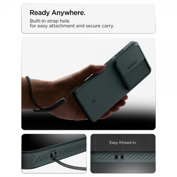 Spigen Samsung Galaxy S26 Ultra Skal Optik Armor Abyss Green