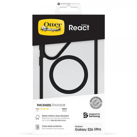 Otterbox Samsung Galaxy S26 Ultra Skal React MagSafe Black Crystal
