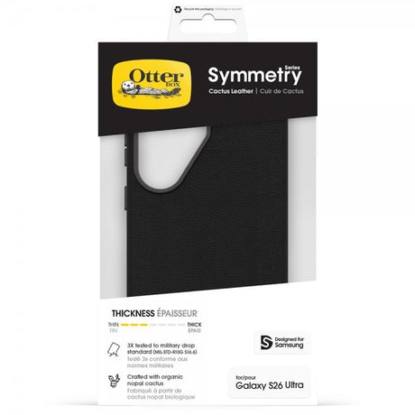 Otterbox Samsung Galaxy S26 Ultra Skal Symmetry Cactus Leather MagSafe Svart