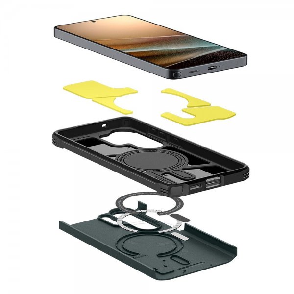 Spigen Samsung Galaxy S26 Ultra Skal Tough Armor MagFit Abyss Green