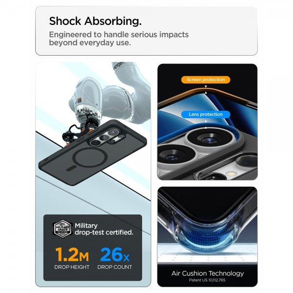 Spigen Samsung Galaxy S26 Ultra Skal Ultra Hybrid MagFit Frost Black