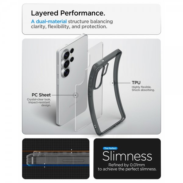 Spigen Samsung Galaxy S26 Ultra Skal Ultra Hybrid Space Crystal