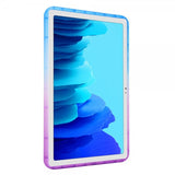 Samsung Galaxy Tab A7 Skal Glitter Gradient Blå Lila