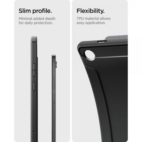 Spigen Samsung Galaxy Tab A9 Plus/Tab A11 Plus Skal Rugged Armor Matte Black