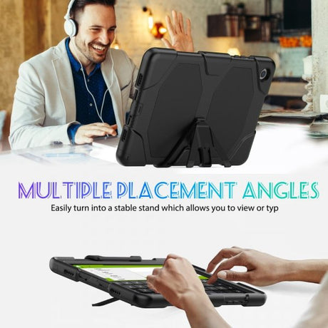 Samsung Galaxy Tab A9 Plus/Tab A11 Plus Skal Heavy Duty Armor Svart