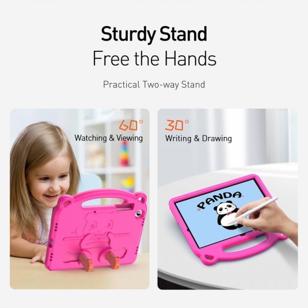 Dux Ducis Samsung Galaxy Tab A9 Plus Skal Panda Magenta