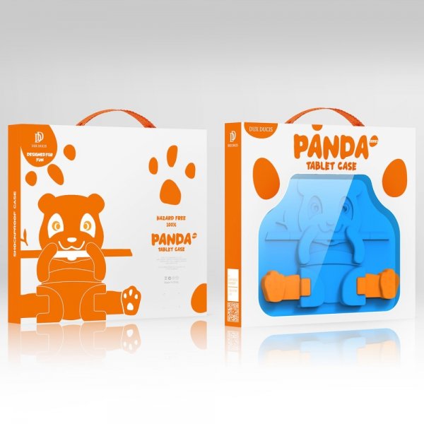 Dux Ducis Samsung Galaxy Tab A7 Lite/Galaxy Tab A9 Skal Panda Blå