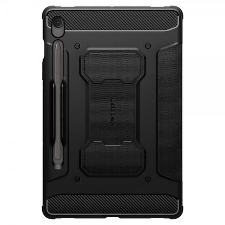 Spigen Samsung Galaxy Tab S10 FE Plus Fodral Rugged Armor Pro Matte Black