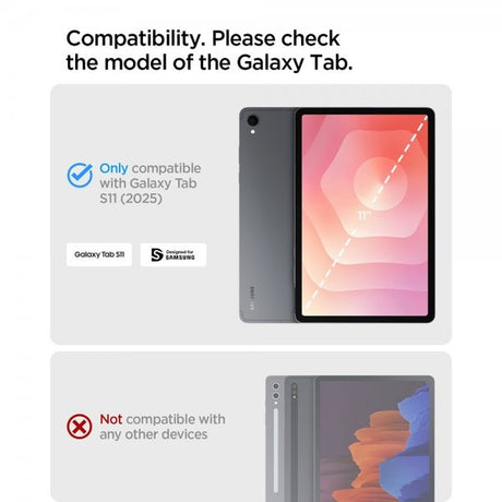 Spigen Samsung Galaxy Tab S11 Skal Tough Armor Pro Svart