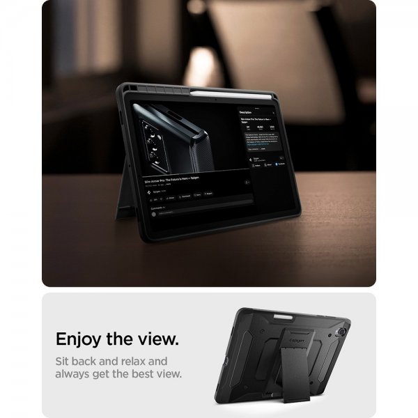 Spigen Samsung Galaxy Tab S11 Skal Tough Armor Pro Svart