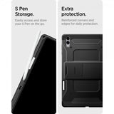 Spigen Samsung Galaxy Tab S11 Ultra Skal Tough Armor Pro Svart