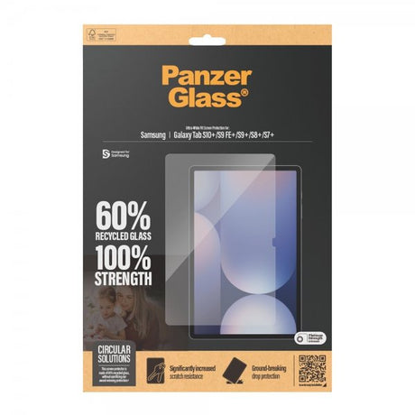 PanzerGlass Samsung Galaxy Tab S7 Plus/S8 Plus/S9 Plus/S9 FE Plus/S10 Plus Skärmskydd Ultra-Wide Fit