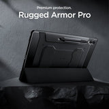 Spigen Samsung Galaxy Tab S8 Ultra/S9 Ultra/S10 Ultra Fodral Rugged Armor Pro Svart