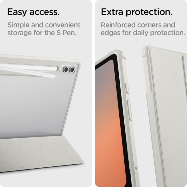 Spigen Samsung Galaxy Tab S8 Ultra/S9 Ultra/S10 Ultra Fodral Ultra Hybrid Pro Grå