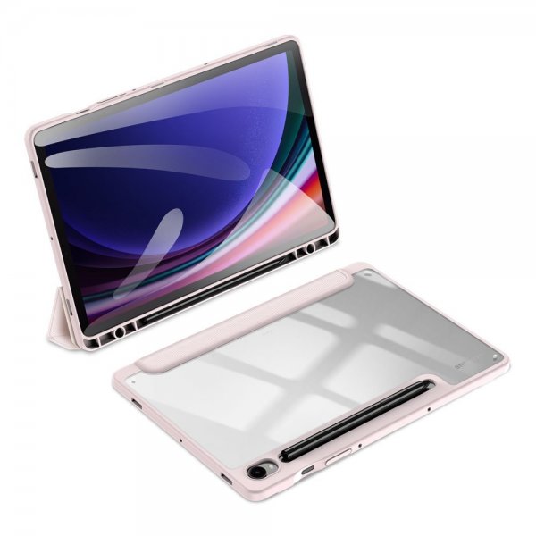 Dux Ducis Samsung Galaxy Tab S9 FE Fodral TOBY Series Rosa