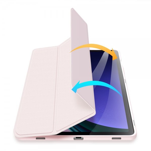 Dux Ducis Samsung Galaxy Tab S9 FE Fodral TOBY Series Rosa