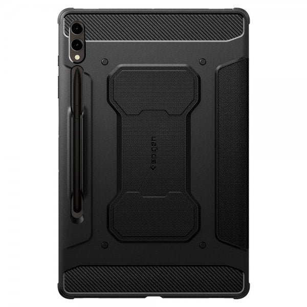 Spigen Samsung Galaxy Tab S9 Plus/Galaxy Tab S10 Plus Fodral Rugged Armor Pro Svart