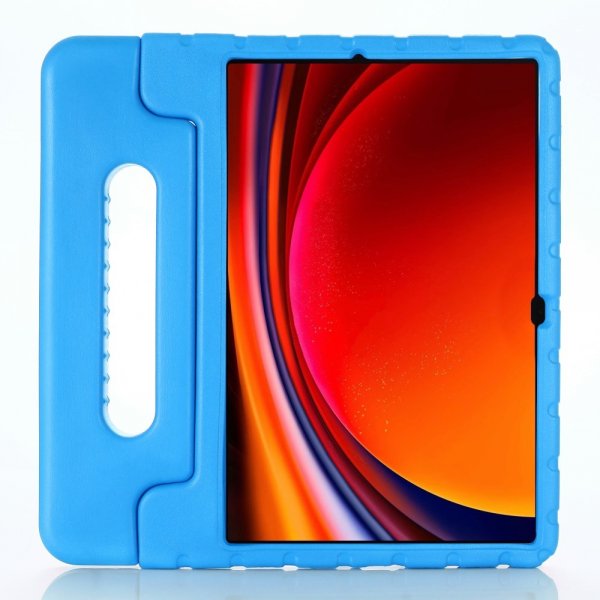 Samsung Galaxy Tab S9 Plus Skal med Handtag Blå
