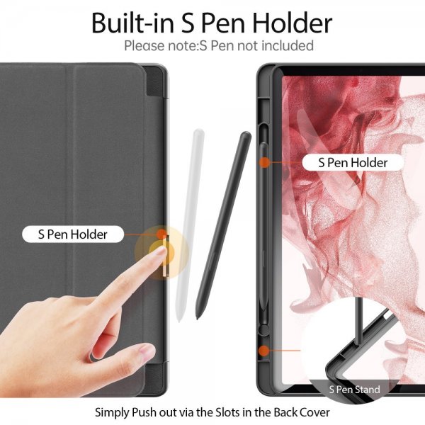 Dux Ducis Samsung Galaxy Tab S9 Fodral DOMO Series Svart