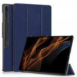 Samsung Galaxy Tab S9 Ultra Fodral Trifold Blå