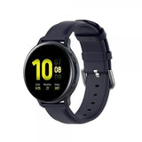 Samsung Galaxy Watch 20mm Armband Äkta Läder Blå