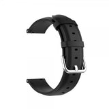 Samsung Galaxy Watch 20mm Armband Äkta Läder Svart