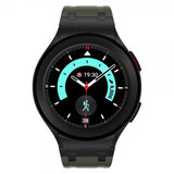 Samsung Galaxy Watch 20mm Armband i Silikon Svart Spänne Grön