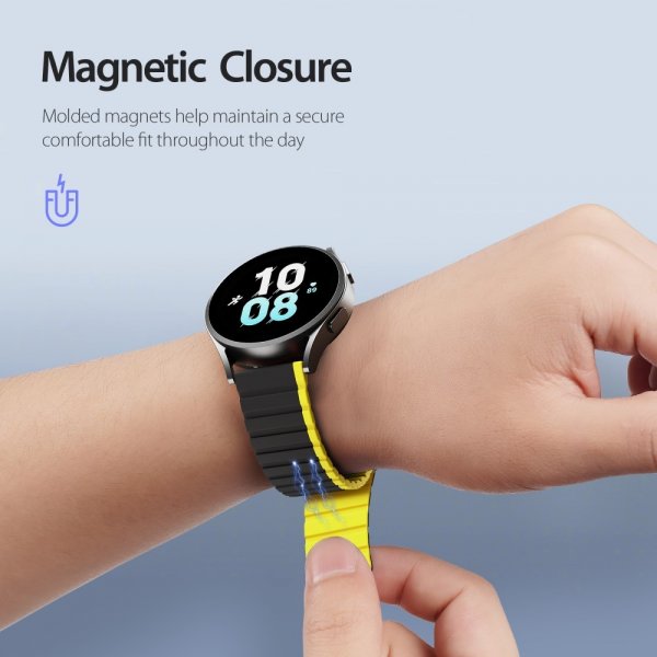 Dux Ducis Samsung Galaxy Watch 20mm Armband LD Series Gul