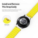 Dux Ducis Samsung Galaxy Watch 20mm Armband LD Series Gul