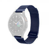 Dux Ducis Samsung Galaxy Watch 20mm Armband Milanese Blå