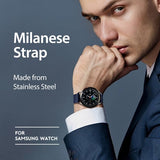 Dux Ducis Samsung Galaxy Watch 20mm Armband Milanese Blå