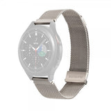 Dux Ducis Samsung Galaxy Watch 20mm Armband Milanese Starlight Silver