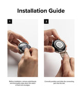 Ringke Samsung Galaxy Watch 20mm Armband Rubber One Bold Band Gray Sand