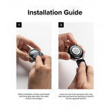 Ringke Samsung Galaxy Watch 20mm Armband Rubber One Bold Band Svart
