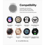 Ringke Samsung Galaxy Watch 20mm Armband Rubber One Bold Band Svart