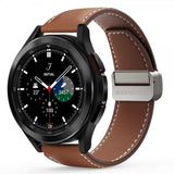 Dux Ducis Samsung Galaxy Watch 20mm Armband YA Series Brun