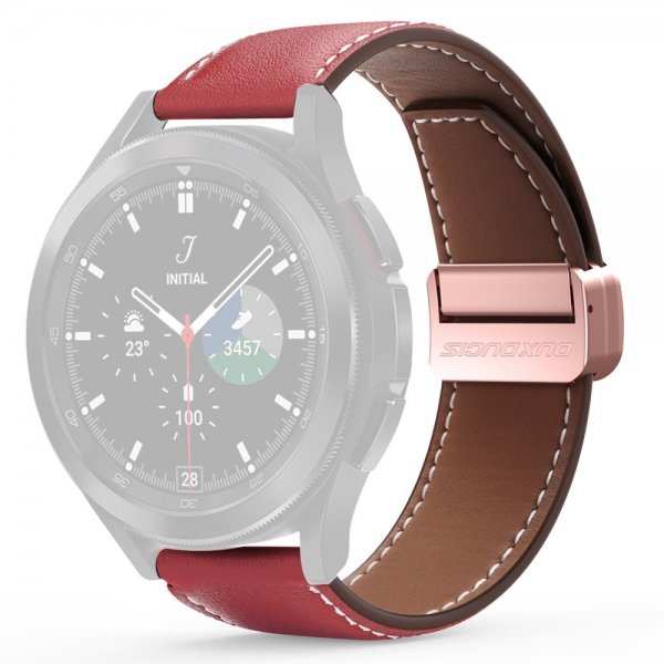 Dux Ducis Samsung Galaxy Watch 20mm Armband YA Series Röd