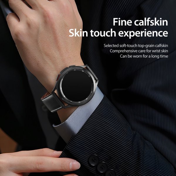 Dux Ducis Samsung Galaxy Watch 20mm Armband YA Series Svart