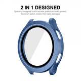Enkay Samsung Galaxy Watch 4/5 44mm Skal med Inbyggt skärmskydd Blå