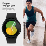 Spigen Samsung Galaxy Watch 4/5 44mm Skärmskydd GLAS.tR EZ Fit 2-pack