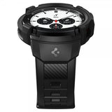 Spigen Samsung Galaxy Watch 4 Classic 42mm Skal med armband Rugged Armor Pro Svart