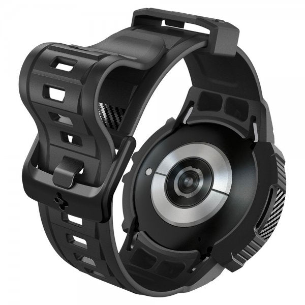 Spigen Samsung Galaxy Watch 6 40mm Skal och Armband Rugged Armor Pro Svart