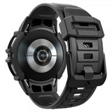 Spigen Samsung Galaxy Watch 6 40mm Skal och Armband Rugged Armor Pro Svart