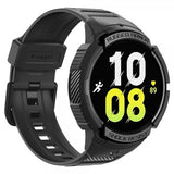 Spigen Samsung Galaxy Watch 6 40mm Skal och Armband Rugged Armor Pro Svart
