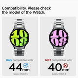 Spigen Samsung Galaxy Watch 6 44mm Armband Modern Fit 316L Silver