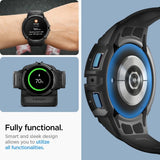 Spigen Samsung Galaxy Watch 6 44mm Skal och Armband Rugged Armor Pro Svart