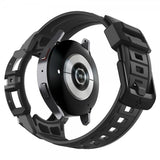 Spigen Samsung Galaxy Watch 6 44mm Skal och Armband Rugged Armor Pro Svart