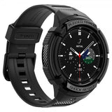 Spigen Samsung Galaxy Watch 6 Classic 47mm Skal och Armband Rugged Armor Pro Svart