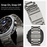 Spigen Samsung Galaxy Watch 8 40/44mm/Classic 46mm Armband Modern Fit Titanium Natural Titanium